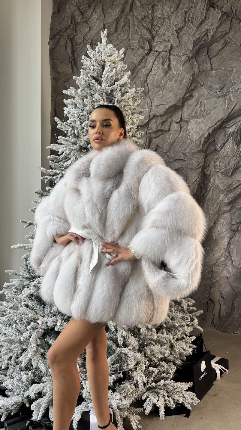 Полушубок лиса Dita