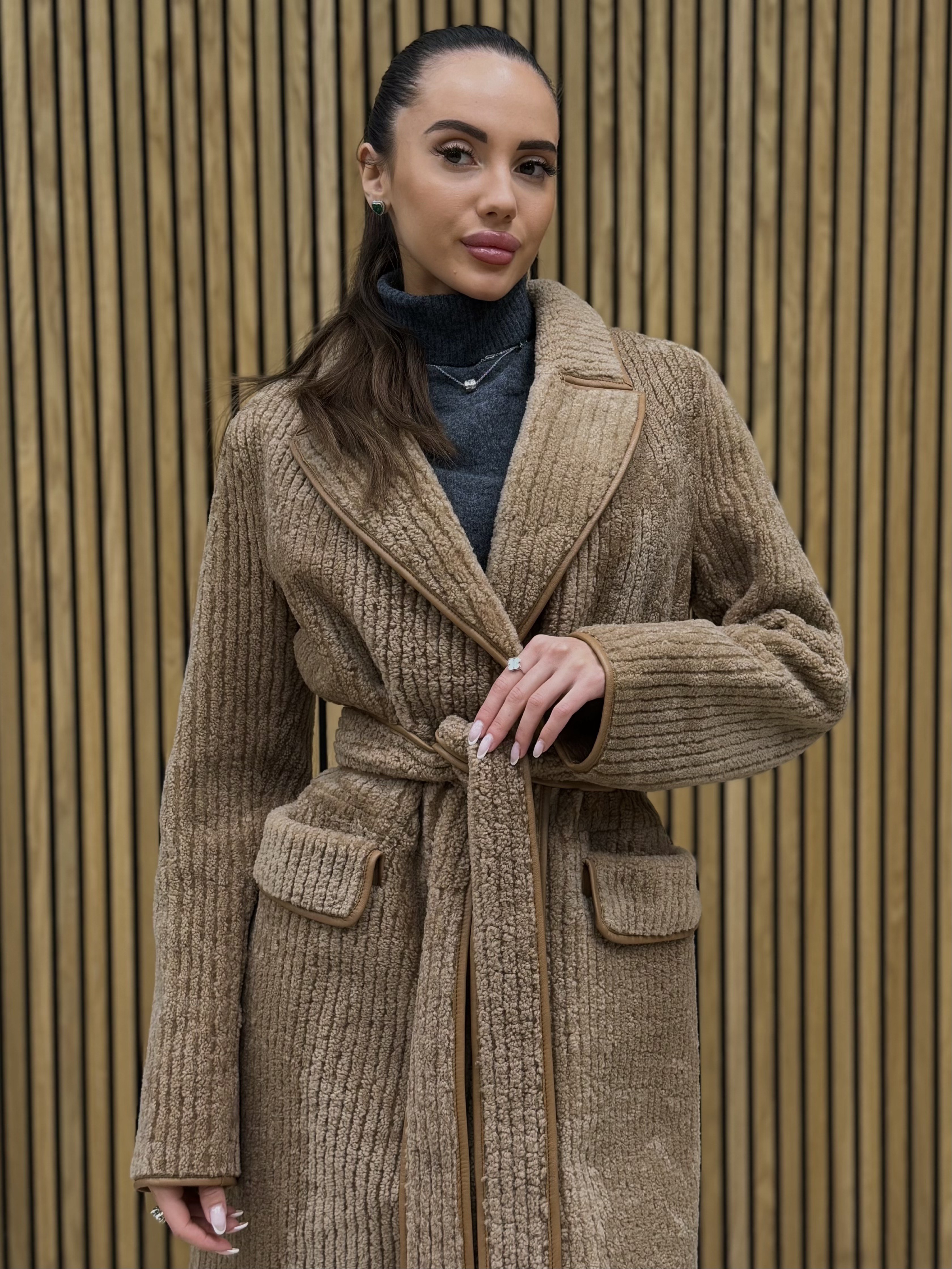 Дубленка Lambskin Camel — фото 2