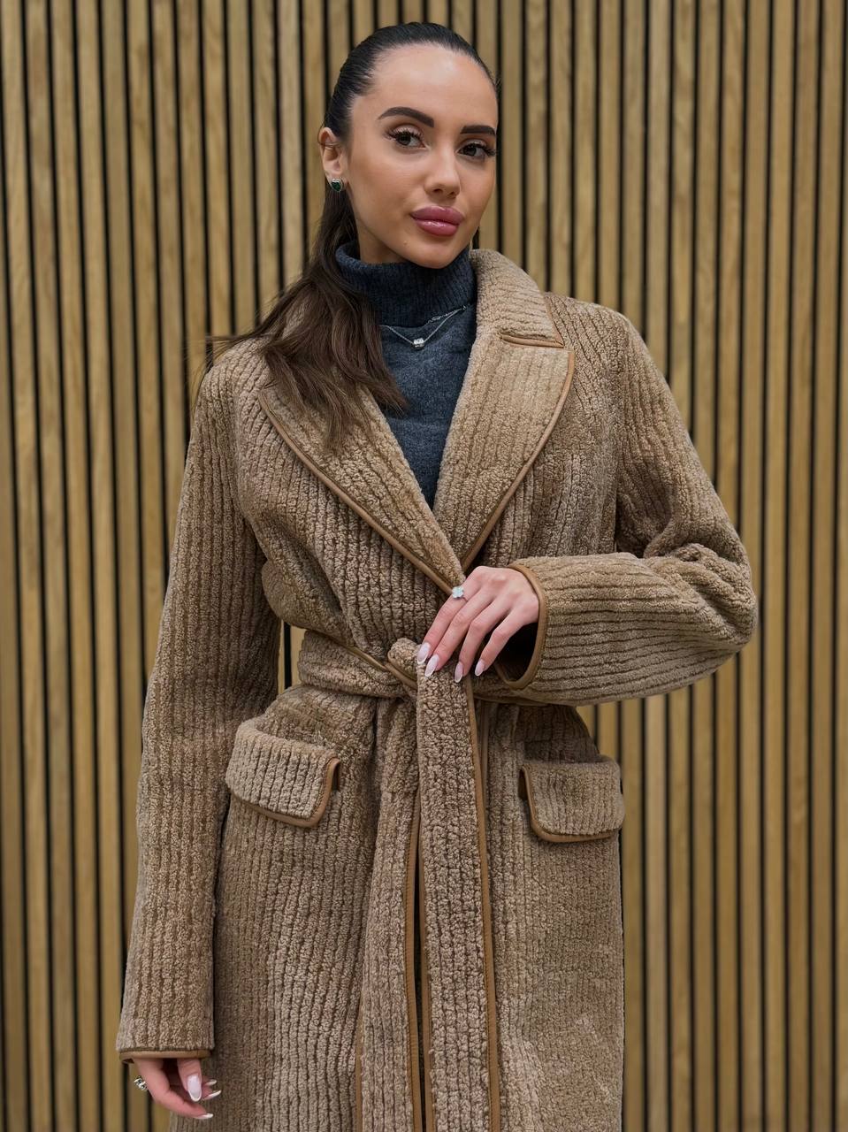 Дубленка Lambskin Camel — фото 3