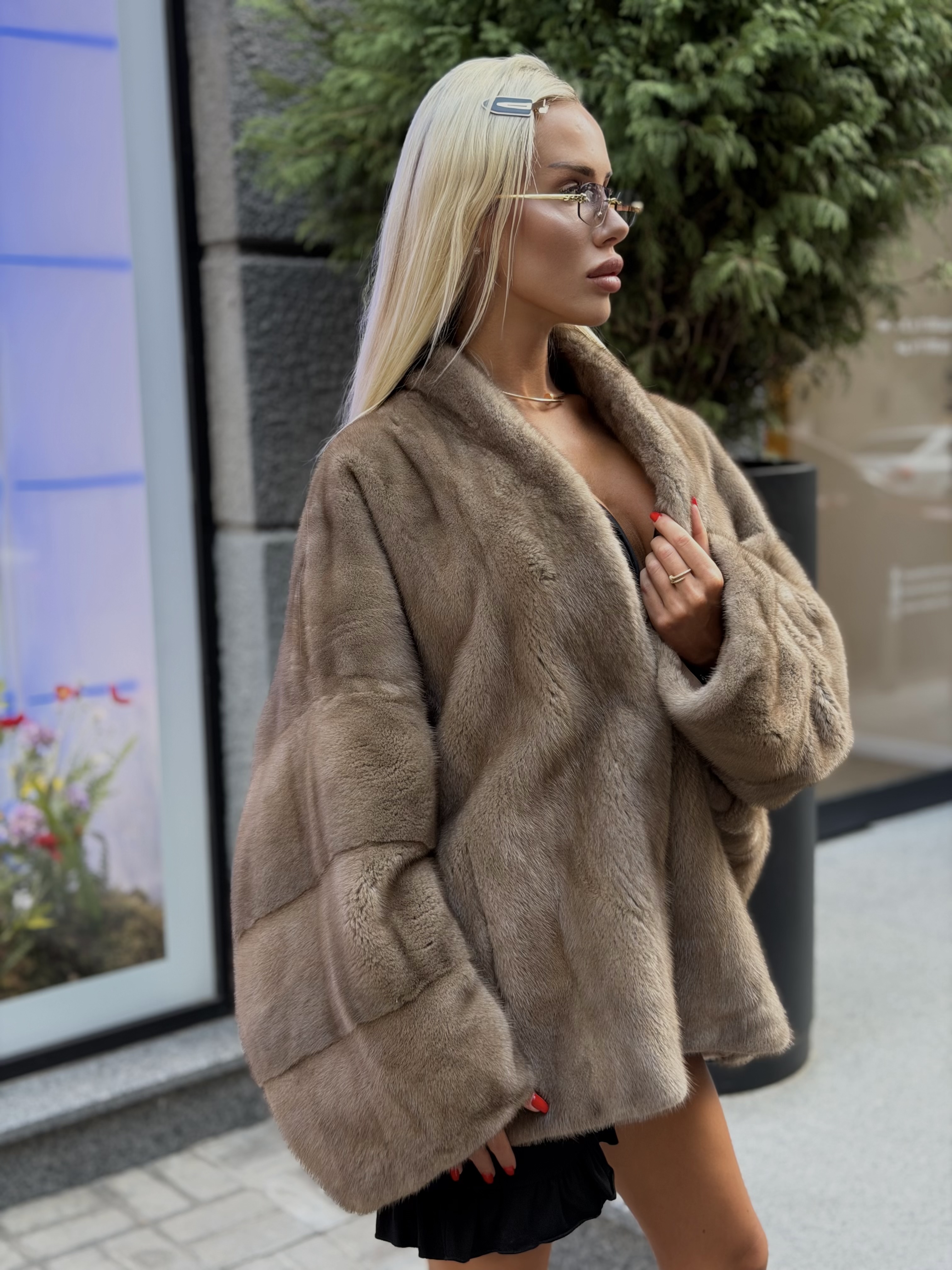 Полушубок норка BlackNafa Pastel — фото 3