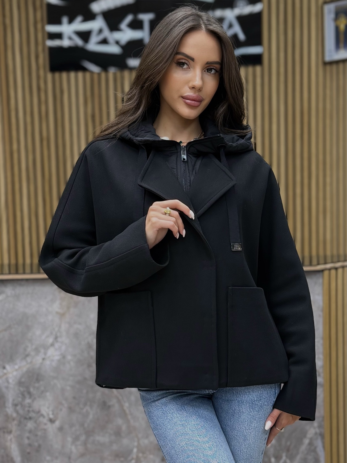 Пальто Ombre Black